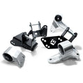 96-00 Civic Polished Aluminum Conversion Mount Kit K Series Manual Eg Subframe 400-500HP 85A Grey Innovative Mounts