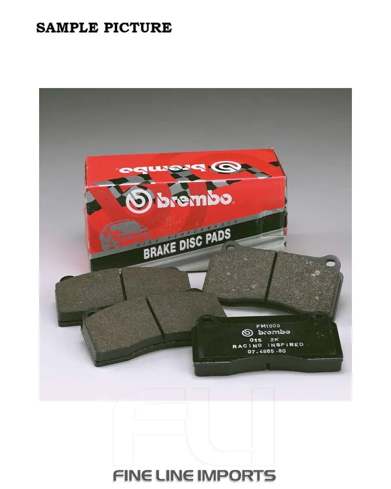 Brembo M8 Caliper FM1000 Compound Brake Pads Axle Set