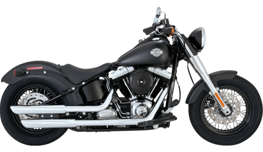 Vance & Hines HD Softail Deluxe/Slim/Crossbones PCX Slip-On Exhaust