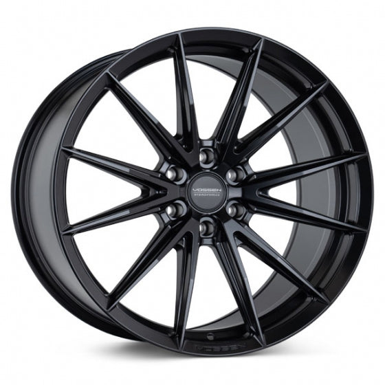 Vossen HFX-2 20x10 / 5x120 / ET23 / Deep / 67 - Gloss Black Wheel