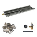 ASSEMBLED 18IN GLASS BURNER PROPANE W/MODULATING MILLIVOLT AND REMOTE SYSTEM