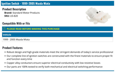 STANDARD IGN auto part