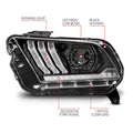 ANZO headlights close-up