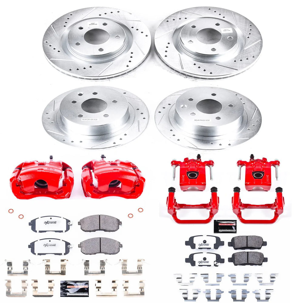 Power Stop 11-17 Nissan Juke Front & Rear Z23 Evolution Sport Brake Kit w/Calipers
