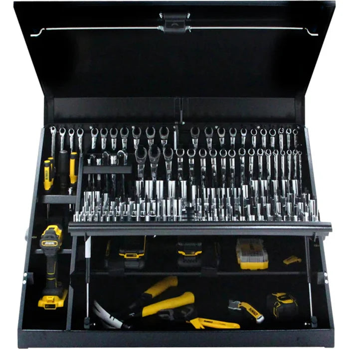 36 X 17IN STEEL TRIANGLE TOOLBOXBLACK