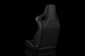 Braum Elite-X Series Sport Seats - Black Diamond (Red Stitching) - BRR1X-BDRS