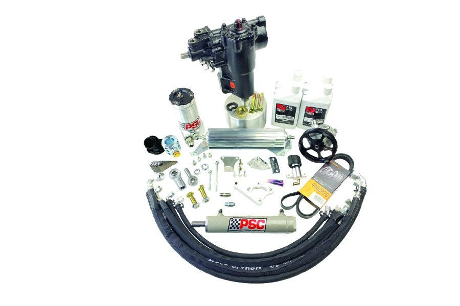PSC Cylinder Assist Kit with weld-on tabs and 8.0 stroke cylinder. Fits Dana 60 SD take off axles.