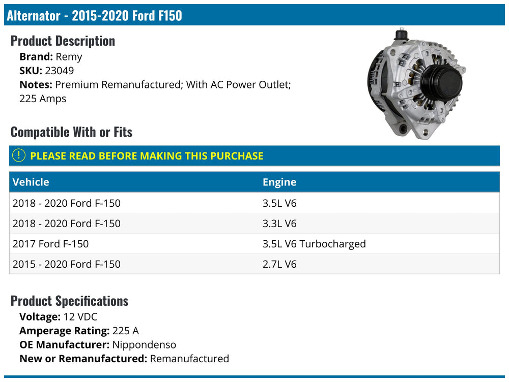 DOMESTIC ALTERNATOR