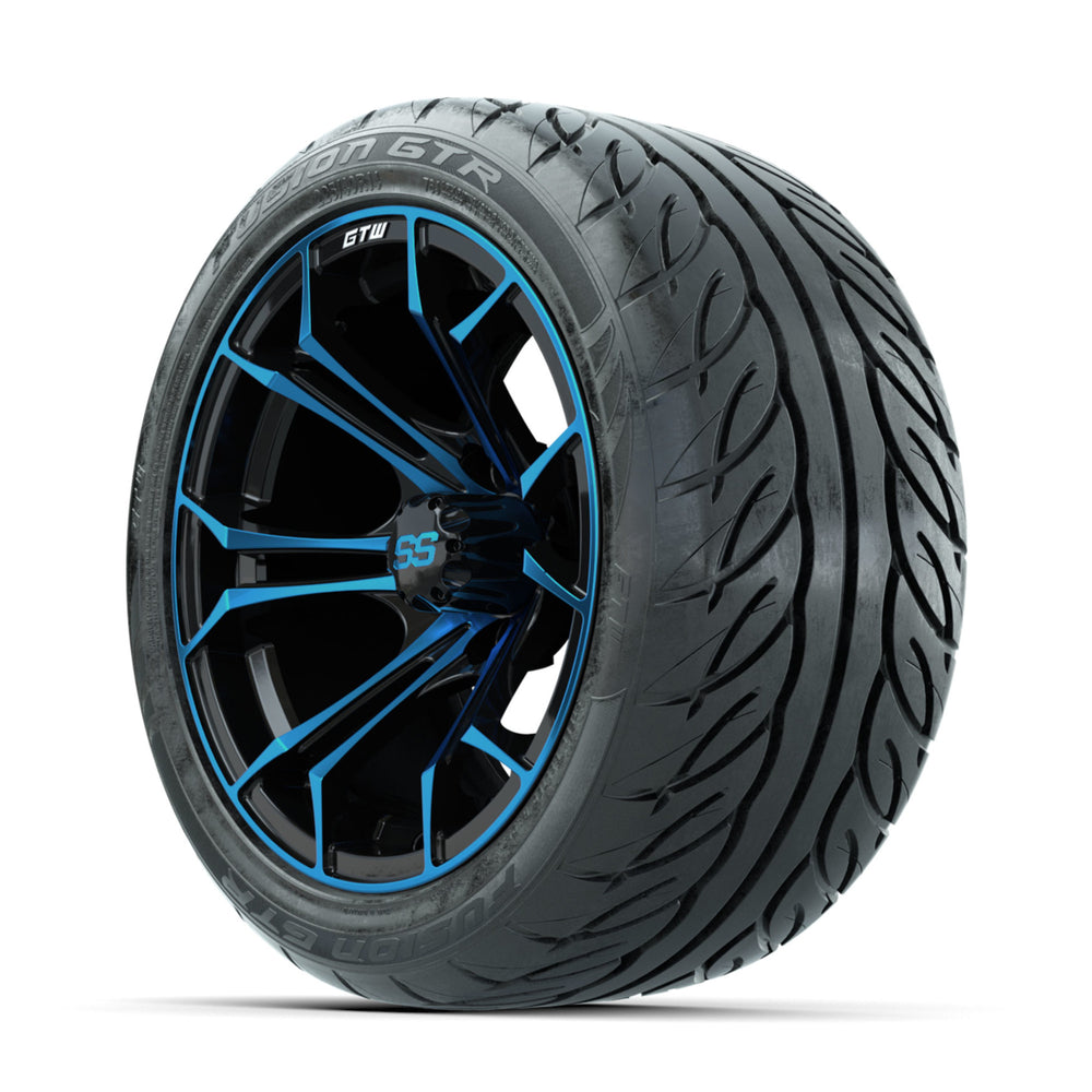 14" VF502 STEERING WHL BLK-LTHR POL