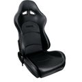 EVOLUTION RECLINER RIGHT BLACK VINYL BLUE VINYL TRIM