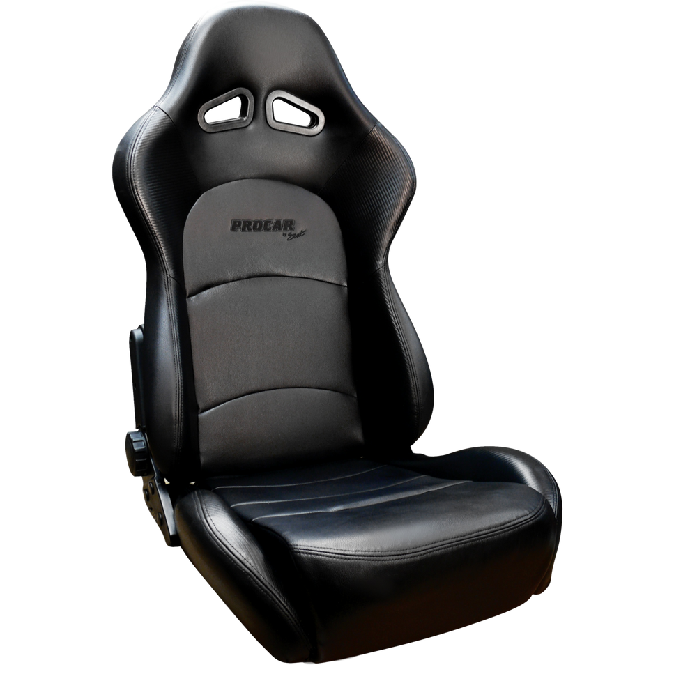 EVOLUTION SPORT RECLINER CARBON FIBER SUSPENSION RED/BLACK VINYL RIGHT