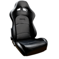 EVOLUTION SPORT RECLINER CARBON FIBER SUSPENSION RED/BLACK VINYL RIGHT