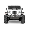 ~(90 lbs. 63X17X14)~ JL/JT Signature Series Mid Width Front Bumper Setup for Warn Power Plant Winch only w / Bull Bar tube Guard