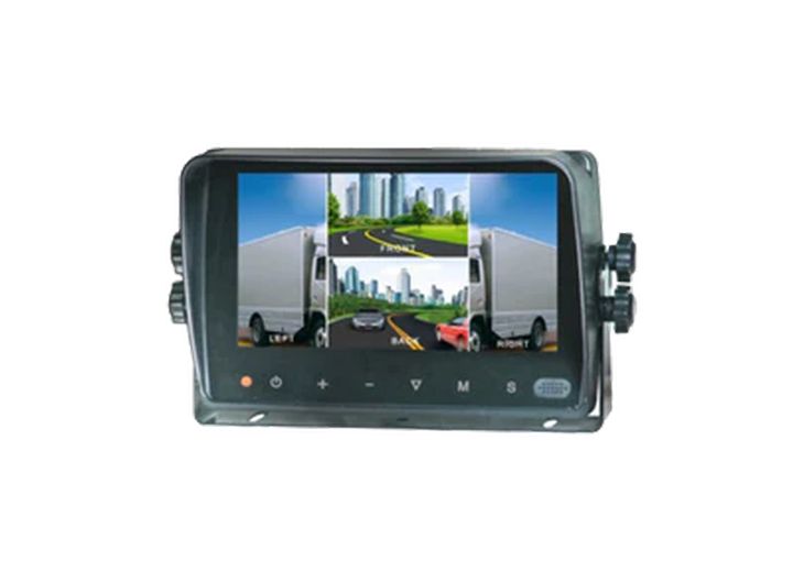 7IN QUAD MONITOR W/ TOUCH SCREEN AND WATERPROOF