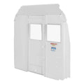 SPRINTER MID/HIGHROOF WINDOW BULKHEAD 691/4 X 661/4 X 6IN WHITE STEEL FINISH