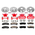 Power Stop 06-10 Chevrolet Impala Front & Rear Z23 Evolution Sport Brake Kit w/Calipers