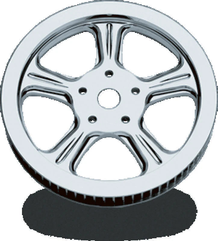 Performance Machine Belt Pulley 66T x 1in Wrath - Chrome