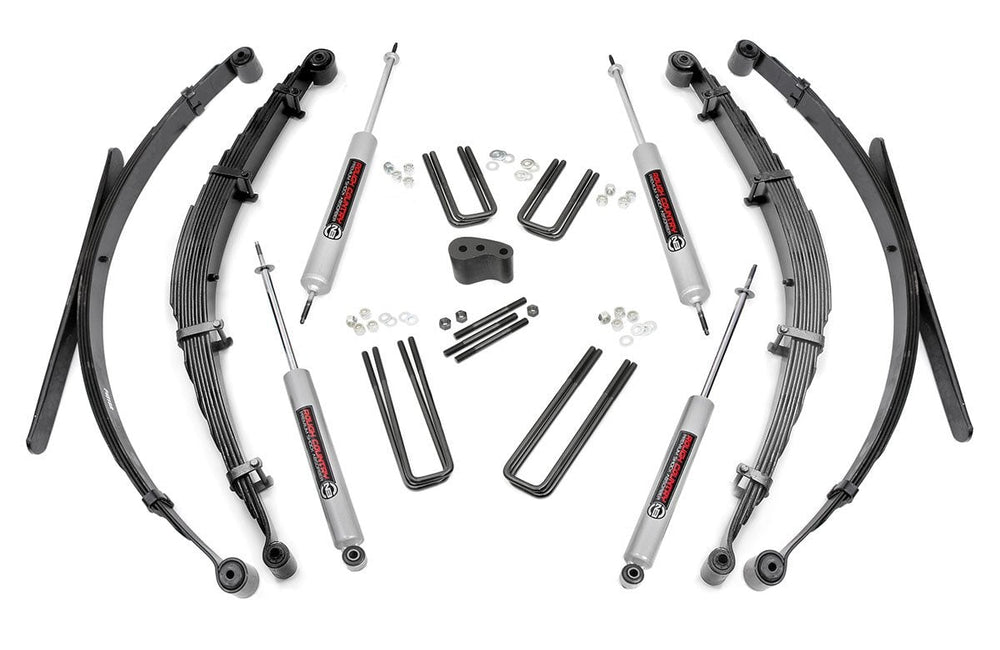 1x 7630 4 Inch Lift Kit Rear Springs Ford F-250 4WD (1977-1979)