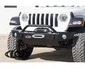~(90 lbs. 63X17X14)~ JL/JT Signature Series Mid Width Front Bumper Setup for Warn Power Plant winch only w / NO GUARD