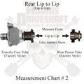 Adams JL Rear 1350 Solid CV Driveshaft 2 Door