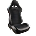 EVOLUTION SPORT RECLINER CARBON FIBER SUSPENSION BLACK/BLACK VINYL LEFT