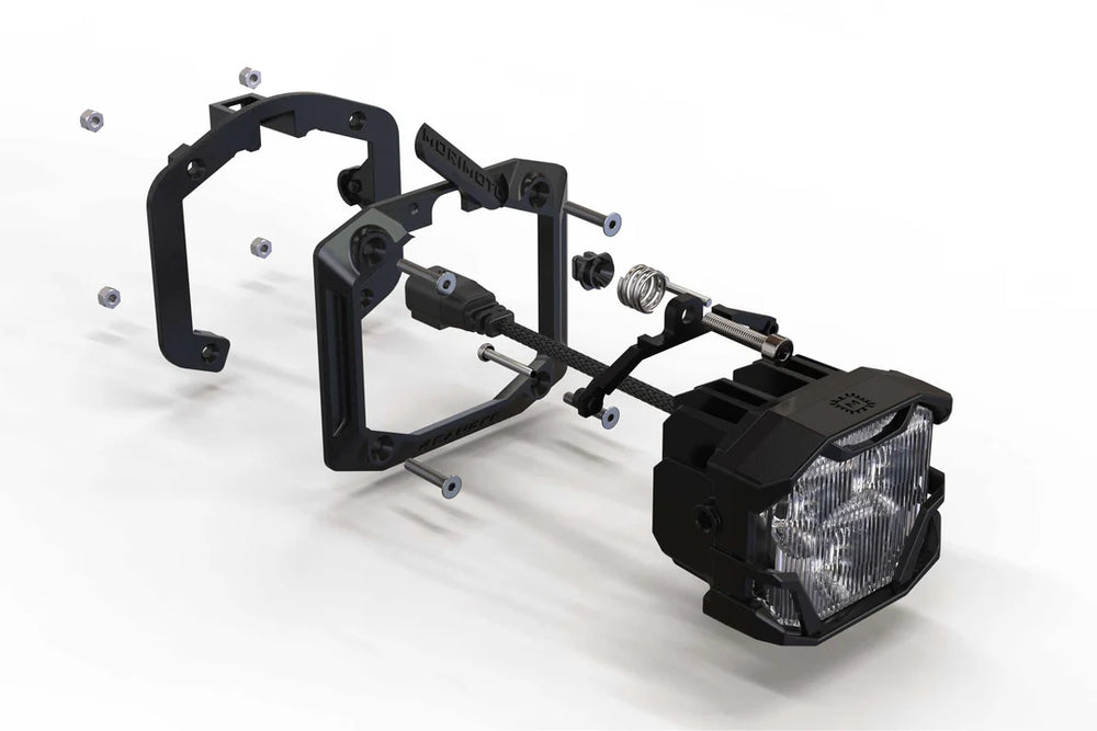 MORIMOTO 4BANGER FLUSH-MOUNT KIT: (