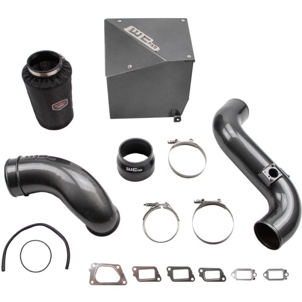 Intake Kit Stage 2 4in. for 2011-2016 Duramax LML Semi-Gloss Black
