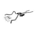 American Thunder Crossmember-Back Exhaust System Fits 1964-1967 GM A-Body With A V8 Engine 3.0 Inch Aluminized Pipes Aggressive Sound Flowmaster
