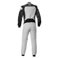 OMP FIRST EVO OVERALL my2025 FIA 8856-2018/SFI BLACK / WHITE SZ 42