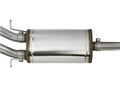aFe cat-back exhaust detail