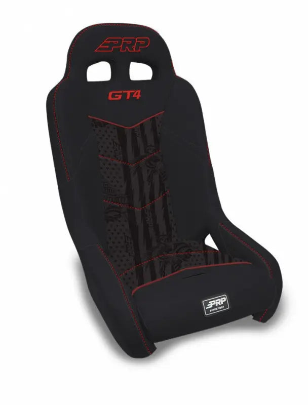 PRP Polaris RZR/Can-Am Maverick GT4 Suspension Seat - Black/Blue