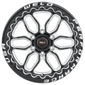 Weld Racing 17x10 Laguna 6 Bead Lock 6x139.7 ET25 BS6.50 Gloss BLK MIL DIA 106.1