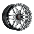 Weld Racing 17x10 Laguna 6 Bead Lock 6x139.7 ET25 BS6.50 Gloss BLK MIL DIA 106.1