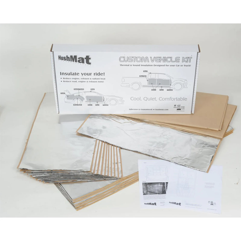 COMPLETE VEHICLE CUSTOM INSULATION KIT POLYMER BLACK BACKING SILVER