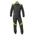 OMP First Evo Overall Anthracite / Fluo Yellow - Size 42 (FIA 8856-2018/SFI)