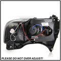 1820 F150 HALOGEN MODELS ONLY FULL LED HEADLIGHTS WITH LED LIGHT BAR BLACK