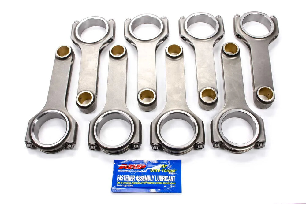 BBC 4340 Forged H-Beam Rods 6.385 w/ARP2000
