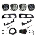 Baja Designs 23-25 Ford SD Squadron Sport/SAE 2.0 Dual Fog Pocket Kit Upfitter (SAE Fog) - Clear