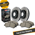 Street Axle Pack - Drilled; Front