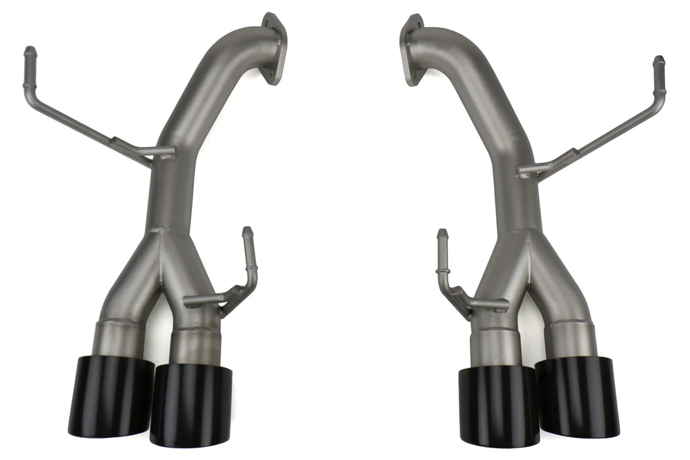 cp-e Austenite Exhaust / Subaru WRX 15- Axle Back Off Road Black Tips