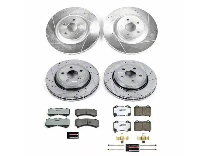 Power Stop 18-20 Jeep Grand Cherokee Front and Rear Z26 Street Brake Kit