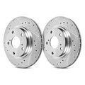 Power Stop 17-22 Ford F-350 Super Duty Front Drilled & Slotted Rotor - Pair