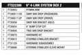 Fabtech 23-24 Ford F250/350 4in/6in 4 Link Box 2
