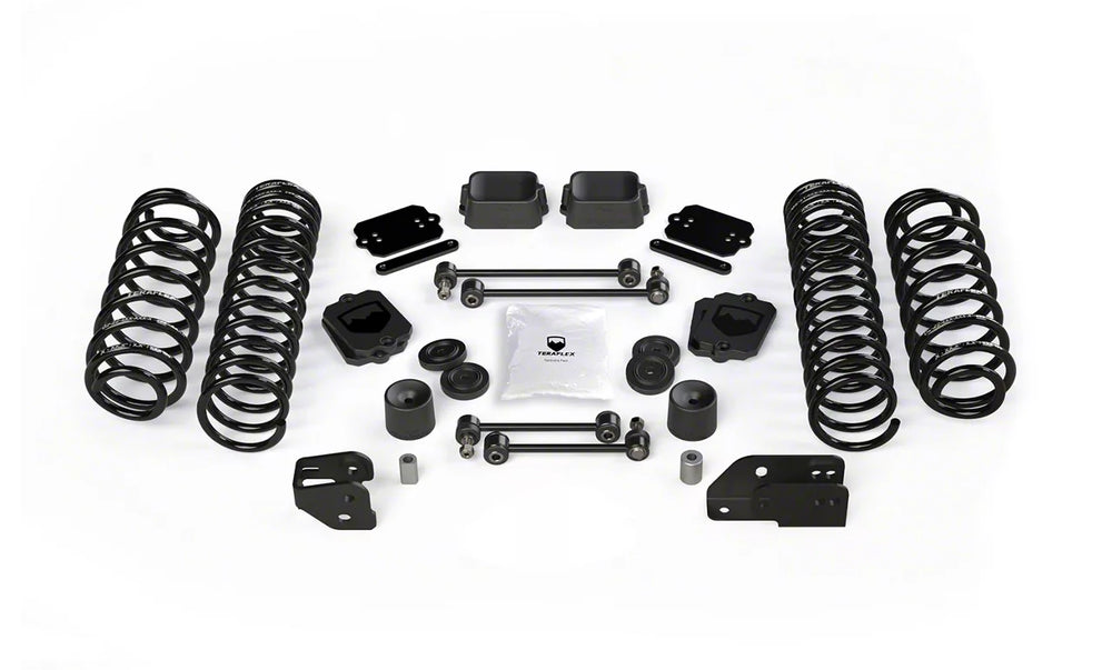 ~(76 lbs. 27X15X13)~ JL 4dr: 4.5in Coil Spring Base Lift Kit - No Shock Absorbers