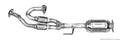 CATALYTIC CONVERTER DIRECT FIT CALIFORNIA