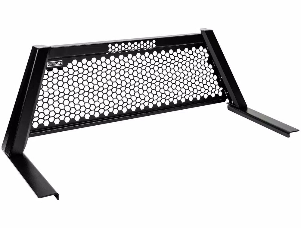 HONEY COMB HEADACHE RACK WITH SMOOTH BLACK UPRIGHTS SMOOTH BLACK CENTER SIZE 2