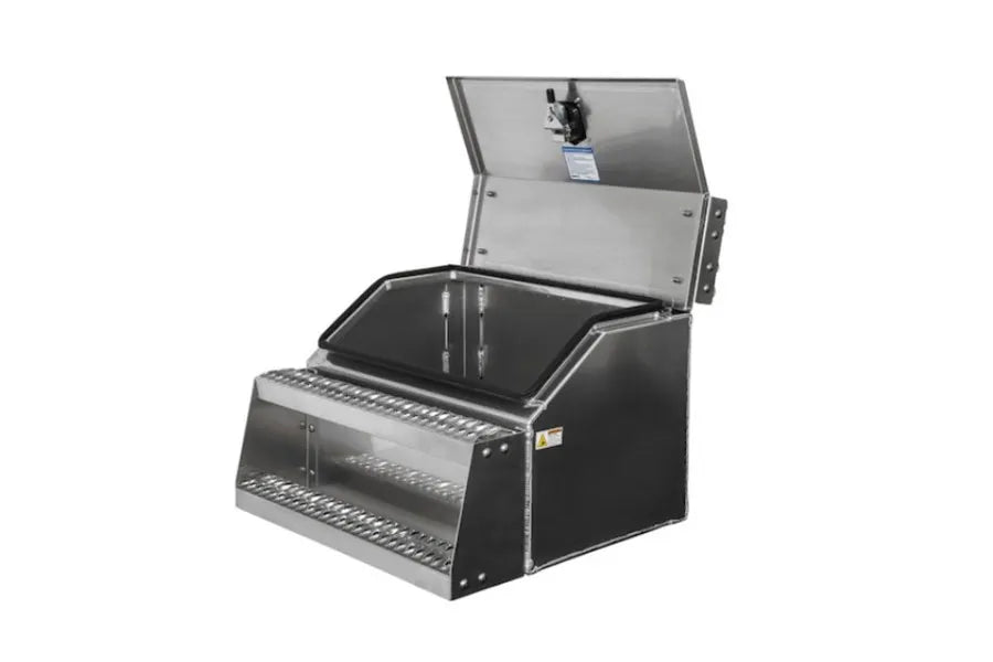 TOOLBOX 24HX28DX36W,ALUM,STEPBOX, W