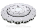 SHW 14-20 Audi R8 5.2L (Excl Ceramic Brake) Rear Drill-Dimp Lightweight Wavy Brake Rotor(4S0615601B)