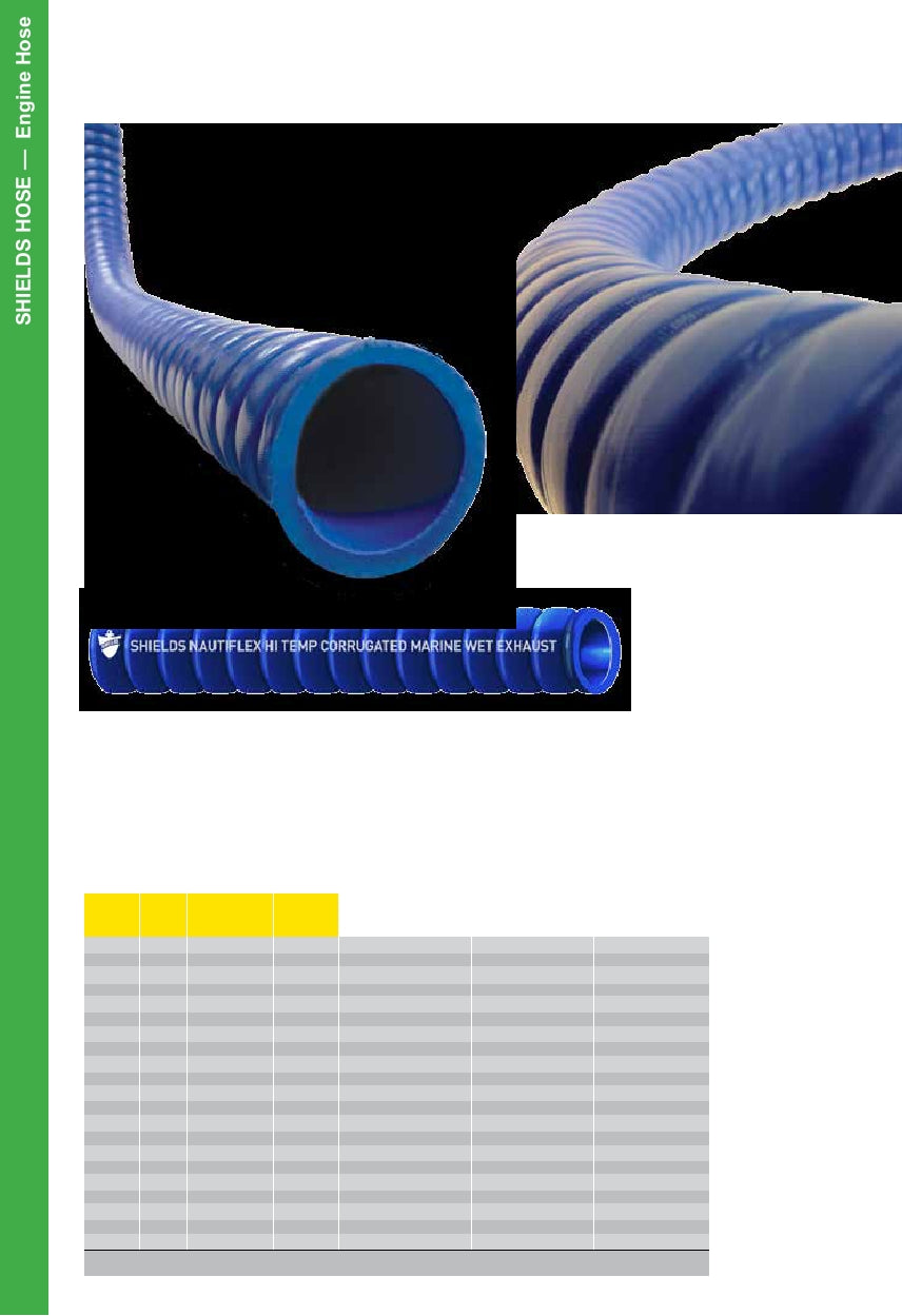 2' CORR. SILICONE WATER/EXHAUST 12