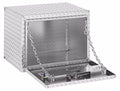 24 X 18 X 18IN ALUMINUM UNDER BED BOX TOOL COMPACT 4.3 CU FT CLEAR FINISH